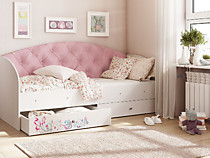 Кровать Эльза, розовый