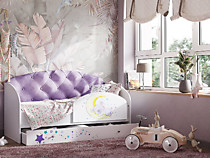 Кровать Звездочка, фиолетовый