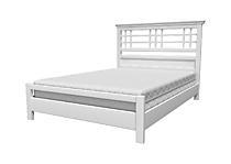 Кровать Герда 1400, белый античный