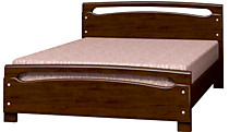 Кровать Камелия-2 1600, дуб коньяк