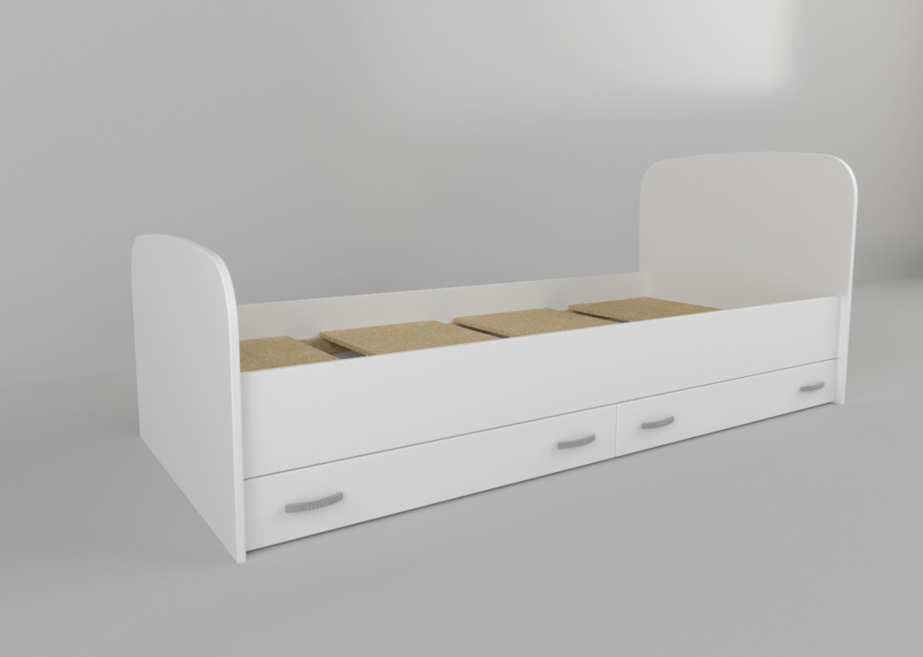 Кровать полторашка с ящиками