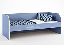 Кровать Легенда 13, светло-голубой