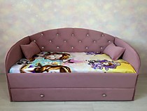 Кровать Звездочка МЦ, розовый