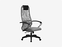 Кресло Метта комплект SU-BP-8, светло-серый/черный